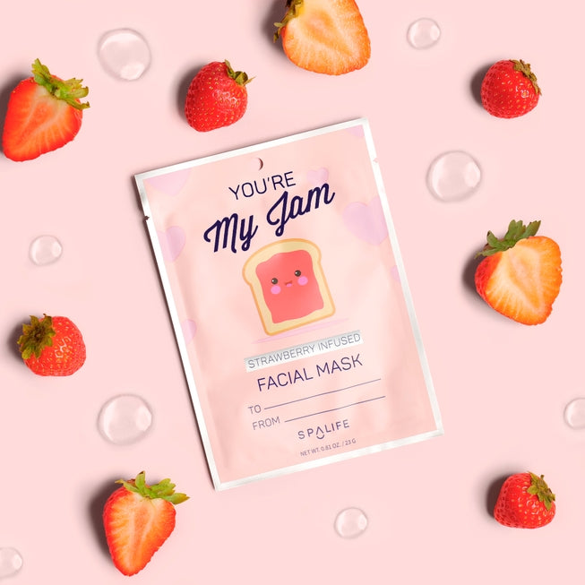 Valentines' Day, You're My Jam -Strawberry Infused Face Mask