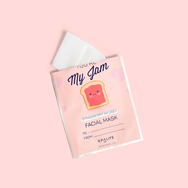 Valentines' Day, You're My Jam -Strawberry Infused Face Mask