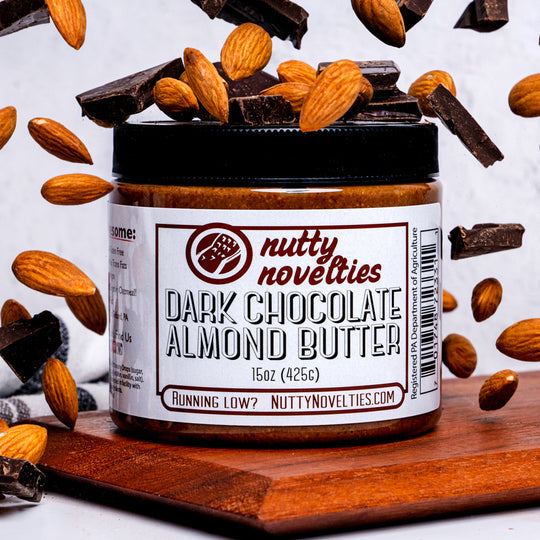 Dark Chocolate Almond Butter - Nutty Novelties