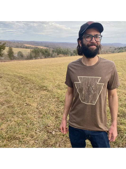 Pennsylvania Woodgrain Keystone Long-Sleeved Shirt